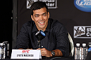 LOS ANGELES - AUGUST 02: Lyoto Machida attends the UFC on FOX press conference at the J.W. Marriott on August 2, 2012 in Los Angeles, California. (Photo by Josh Hedges/Zuffa LLC/Zuffa LLC via Getty Images)