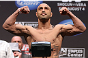LOS ANGELES - AUGUST 03: Manny Gamburyan makes weight during the UFC on FOX weigh in at Staples Center on August 3, 2012 in Los Angeles, California. (Photo by Josh Hedges/Zuffa LLC/Zuffa LLC via Getty Images)