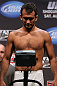 LOS ANGELES - AUGUST 03: Rany Yahya makes weight during the UFC on FOX weigh in at Staples Center on August 3, 2012 in Los Angeles, California. (Photo by Josh Hedges/Zuffa LLC/Zuffa LLC via Getty Images)