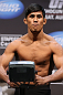 LOS ANGELES - AUGUST 03: Nam Phan makes weight during the UFC on FOX weigh in at Staples Center on August 3, 2012 in Los Angeles, California. (Photo by Josh Hedges/Zuffa LLC/Zuffa LLC via Getty Images)