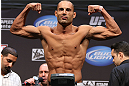 LOS ANGELES - AUGUST 03: Mike Swick makes weight during the UFC on FOX weigh in at Staples Center on August 3, 2012 in Los Angeles, California. (Photo by Josh Hedges/Zuffa LLC/Zuffa LLC via Getty Images)