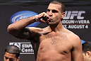 LOS ANGELES - AUGUST 03: Mauricio ''Shogun'' Rua makes weight during the UFC on FOX weigh in at Staples Center on August 3, 2012 in Los Angeles, California. (Photo by Josh Hedges/Zuffa LLC/Zuffa LLC via Getty Images)