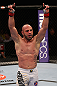 LOS ANGELES, CA - AUGUST 04:  Manny Gamburyan celebrates his win over Michihiro Omigawa during the UFC on FOX event at Staples Center on August 4, 2012 in Los Angeles, California.  (Photo by Josh Hedges/Zuffa LLC via Getty Images)