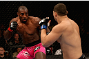 LOS ANGELES, CA - AUGUST 04:  Phil Davis (R) takes on Wagner Prado (L) in their light heavyweight bout during the UFC on FOX at Staples Center on August 4, 2012 in Los Angeles, California.  (Photo by Josh Hedges/Zuffa LLC via Getty Images)