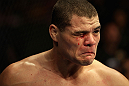 LOS ANGELES, CA - AUGUST 04:  Wagner Prado reacts after the referee stopped the bout against Phil David (not pictured) due to an unintentional eye poke during the UFC on FOX at Staples Center on August 4, 2012 in Los Angeles, California. The bout was ruled no decision.  (Photo by Josh Hedges/Zuffa LLC via Getty Images)