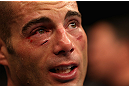 LOS ANGELES, CA - AUGUST 04:  Mike Swick is interviewed after defeating Damarques Johnson by way of TKO in the second round during the UFC on FOX at Staples Center on August 4, 2012 in Los Angeles, California.  (Photo by Josh Hedges/Zuffa LLC via Getty Images)