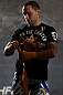 DENVER, CO - AUGUST 08:  Frankie Edgar works out for the media during the UFC 150 open workouts at the Muscle Pharm Sports Science Center on August 8, 2012 in Denver, Colorado. (Photo by Josh Hedges/Zuffa LLC/Zuffa LLC via Getty Images)