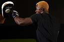 DENVER, CO - AUGUST 08:  Melvin Guillard works out for the media during the UFC 150 open workouts at the Muscle Pharm Sports Science Center on August 8, 2012 in Denver, Colorado. (Photo by Josh Hedges/Zuffa LLC/Zuffa LLC via Getty Images)