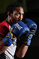 DENVER, CO - AUGUST 08:  Benson Henderson works out for the media during the UFC 150 open workouts at the Muscle Pharm Sports Science Center on August 8, 2012 in Denver, Colorado. (Photo by Josh Hedges/Zuffa LLC/Zuffa LLC via Getty Images)