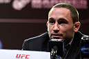 DENVER, CO - AUGUST 09:  Frankie Edgar interacts with media and fans during the UFC 150 press conference at the Fillmore Auditorium on August 9, 2012 in Denver, Colorado. (Photo by Josh Hedges/Zuffa LLC/Zuffa LLC via Getty Images)