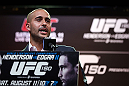 DENVER, CO - AUGUST 09:  Jon Anik interacts with media and fans during the UFC 150 press conference at the Fillmore Auditorium on August 9, 2012 in Denver, Colorado. (Photo by Josh Hedges/Zuffa LLC/Zuffa LLC via Getty Images)