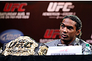 DENVER, CO - AUGUST 09:  Benson Henderson interacts with media and fans during the UFC 150 press conference at the Fillmore Auditorium on August 9, 2012 in Denver, Colorado. (Photo by Josh Hedges/Zuffa LLC/Zuffa LLC via Getty Images)
