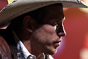 DENVER, CO - AUGUST 09:  Donald "Cowboy" Cerrone interacts with media and fans during the UFC 150 press conference at the Fillmore Auditorium on August 9, 2012 in Denver, Colorado. (Photo by Josh Hedges/Zuffa LLC/Zuffa LLC via Getty Images)