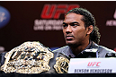 DENVER, CO - AUGUST 09:  Benson Henderson interacts with media and fans during the UFC 150 press conference at the Fillmore Auditorium on August 9, 2012 in Denver, Colorado. (Photo by Josh Hedges/Zuffa LLC/Zuffa LLC via Getty Images)