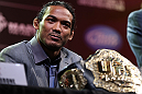 DENVER, CO - AUGUST 09:  Benson Henderson interacts with media and fans during the UFC 150 press conference at the Fillmore Auditorium on August 9, 2012 in Denver, Colorado. (Photo by Josh Hedges/Zuffa LLC/Zuffa LLC via Getty Images)
