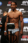 DENVER, CO - AUGUST 10:  Benson Henderson makes weight during the UFC 150 weigh in at Pepsi Center on August 10, 2012 in Denver, Colorado. (Photo by Josh Hedges/Zuffa LLC/Zuffa LLC via Getty Images)