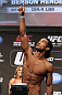 DENVER, CO - AUGUST 10:  Benson Henderson makes weight during the UFC 150 weigh in at Pepsi Center on August 10, 2012 in Denver, Colorado. (Photo by Josh Hedges/Zuffa LLC/Zuffa LLC via Getty Images)