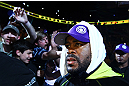 ATLANTA, GA - APRIL 21:  Rashad Evans arrives for his light heavyweight title bout against Jon Jones for UFC 145 at Philips Arena on April 21, 2012 in Atlanta, Georgia.  (Photo by Al Bello/Zuffa LLC/Zuffa LLC via Getty Images)