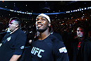 ATLANTA, GA - APRIL 21:  Jon Jones arrives for his light heavyweight title bout against Rashad Evans for UFC 145 at Philips Arena on April 21, 2012 in Atlanta, Georgia.  (Photo by Al Bello/Zuffa LLC/Zuffa LLC via Getty Images) *** Local Caption *** Jon Jones