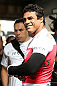 TORONTO, CANADA - SEPTEMBER 19:  Vitor Belfort works out for fans and media during the UFC 152 open workouts at Xtreme Couture Gym on September 19, 2012 in Toronto, Ontario, Canada.  (Photo by Josh Hedges/Zuffa LLC/Zuffa LLC via Getty Images)