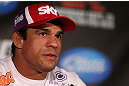 TORONTO, CANADA - SEPTEMBER 20: Vitor Belfort interacts with media during the UFC 152 pre-fight press conference at Real Sports Bar and Grill on September 20, 2012 in Toronto, Ontario, Canada. (Photo by Josh Hedges/Zuffa LLC/Zuffa LLC via Getty Images)
