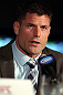 TORONTO, CANADA - SEPTEMBER 20: Brian Stann interacts with media during the UFC 152 pre-fight press conference at Real Sports Bar and Grill on September 20, 2012 in Toronto, Ontario, Canada. (Photo by Josh Hedges/Zuffa LLC/Zuffa LLC via Getty Images)