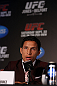 TORONTO, CANADA - SEPTEMBER 20: Joseph Benavidez interacts with media during the UFC 152 pre-fight press conference at Real Sports Bar and Grill on September 20, 2012 in Toronto, Ontario, Canada. (Photo by Josh Hedges/Zuffa LLC/Zuffa LLC via Getty Images)