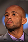 TORONTO, CANADA - SEPTEMBER 20: Demetrious Johnson interacts with media during the UFC 152 pre-fight press conference at Real Sports Bar and Grill on September 20, 2012 in Toronto, Ontario, Canada. (Photo by Josh Hedges/Zuffa LLC/Zuffa LLC via Getty Images)