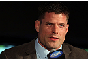 TORONTO, CANADA - SEPTEMBER 20: Brian Stann interacts with media during the UFC 152 pre-fight press conference at Real Sports Bar and Grill on September 20, 2012 in Toronto, Ontario, Canada. (Photo by Josh Hedges/Zuffa LLC/Zuffa LLC via Getty Images)