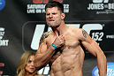 TORONTO, CANADA - SEPTEMBER 21: Brian Stann weighs in during the UFC 152 weigh in at Mattamy Athletic Centre at the Gardens on September 21, 2012 in Toronto, Ontario, Canada. (Photo by Josh Hedges/Zuffa LLC/Zuffa LLC via Getty Images)