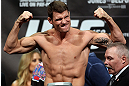 TORONTO, CANADA - SEPTEMBER 21: Michael Bisping weighs in during the UFC 152 weigh in at Mattamy Athletic Centre at the Gardens on September 21, 2012 in Toronto, Ontario, Canada. (Photo by Josh Hedges/Zuffa LLC/Zuffa LLC via Getty Images)
