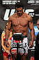 TORONTO, CANADA - SEPTEMBER 21: Vitor Belfort weighs in during the UFC 152 weigh in at Mattamy Athletic Centre at the Gardens on September 21, 2012 in Toronto, Ontario, Canada. (Photo by Josh Hedges/Zuffa LLC/Zuffa LLC via Getty Images)