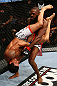 TORONTO, CANADA - SEPTEMBER 22: Vitor Belfort attempts an armbar submission against Jon Jones (top) during their light heavyweight championship bout at UFC 152