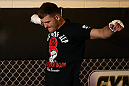 NOTTINGHAM, ENGLAND - SEPTEMBER 26:    Stipe Miocic works out for the media during an open workout session at Gym Combat on September 26, 2012 in Nottingham, England.  (Photo by Josh Hedges/Zuffa LLC/Zuffa LLC via Getty Images)