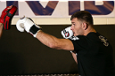 NOTTINGHAM, ENGLAND - SEPTEMBER 26:    Stipe Miocic works out for the media during an open workout session at Gym Combat on September 26, 2012 in Nottingham, England.  (Photo by Josh Hedges/Zuffa LLC/Zuffa LLC via Getty Images)