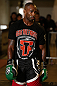 NOTTINGHAM, ENGLAND - SEPTEMBER 26:    Jimi Manuwa works out for the media during an open workout session at Gym Combat on September 26, 2012 in Nottingham, England.  (Photo by Josh Hedges/Zuffa LLC/Zuffa LLC via Getty Images)