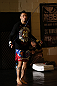 NOTTINGHAM, ENGLAND - SEPTEMBER 26:    Dan Hardy works out for the media during an open workout session at Gym Combat on September 26, 2012 in Nottingham, England.  (Photo by Josh Hedges/Zuffa LLC/Zuffa LLC via Getty Images)