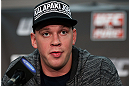 NOTTINGHAM, ENGLAND - SEPTEMBER 27:  Stefan Struve interacts with media during a UFC press conference at the Hilton Hotel on September 27, 2012 in Nottingham, England.  (Photo by Josh Hedges/Zuffa LLC/Zuffa LLC via Getty Images)