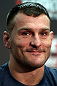 NOTTINGHAM, ENGLAND - SEPTEMBER 27:  Stipe Miocic interacts with media during a UFC press conference at the Hilton Hotel on September 27, 2012 in Nottingham, England.  (Photo by Josh Hedges/Zuffa LLC/Zuffa LLC via Getty Images)