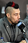NOTTINGHAM, ENGLAND - SEPTEMBER 27:  Dan Hardy interacts with media during a UFC press conference at the Hilton Hotel on September 27, 2012 in Nottingham, England.  (Photo by Josh Hedges/Zuffa LLC/Zuffa LLC via Getty Images)