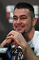 NOTTINGHAM, ENGLAND - SEPTEMBER 27:  John Maguire interacts with media during a UFC press conference at the Hilton Hotel on September 27, 2012 in Nottingham, England.  (Photo by Josh Hedges/Zuffa LLC/Zuffa LLC via Getty Images)
