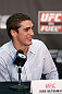 NOTTINGHAM, ENGLAND - SEPTEMBER 27:  John Hathaway interacts with media during a UFC press conference at the Hilton Hotel on September 27, 2012 in Nottingham, England.  (Photo by Josh Hedges/Zuffa LLC/Zuffa LLC via Getty Images)