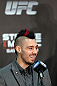 NOTTINGHAM, ENGLAND - SEPTEMBER 27:  Dan Hardy interacts with media during a UFC press conference at the Hilton Hotel on September 27, 2012 in Nottingham, England.  (Photo by Josh Hedges/Zuffa LLC/Zuffa LLC via Getty Images)