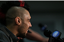 NOTTINGHAM, ENGLAND - SEPTEMBER 27:  Dan Hardy interacts with media during a UFC press conference at the Hilton Hotel on September 27, 2012 in Nottingham, England.  (Photo by Josh Hedges/Zuffa LLC/Zuffa LLC via Getty Images)