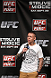 NOTTINGHAM, ENGLAND - SEPTEMBER 28:  Ross Pearson interacts with fans during a Q&A session before the UFC on Fuel TV weigh in at Capital FM Arena on September 28, 2012 in Nottingham, England.  (Photo by Josh Hedges/Zuffa LLC/Zuffa LLC via Getty Images)