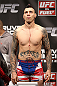 NOTTINGHAM, ENGLAND - SEPTEMBER 28:  Dan Hardy weighs in during the UFC on Fuel TV weigh in at Capital FM Arena on September 28, 2012 in Nottingham, England.  (Photo by Josh Hedges/Zuffa LLC/Zuffa LLC via Getty Images)