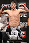 NOTTINGHAM, ENGLAND - SEPTEMBER 28:  Stipe Miocic weighs in during the UFC on Fuel TV weigh in at Capital FM Arena on September 28, 2012 in Nottingham, England.  (Photo by Josh Hedges/Zuffa LLC/Zuffa LLC via Getty Images)