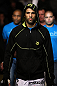 NOTTINGHAM, ENGLAND - SEPTEMBER 29:  Che Mills enters the arena before his welterweight fight against Duane Ludwig at the UFC on Fuel TV event at Capital FM Arena on September 29, 2012 in Nottingham, England.  (Photo by Josh Hedges/Zuffa LLC/Zuffa LLC via Getty Images)