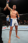 NOTTINGHAM, ENGLAND - SEPTEMBER 29:  Matt Wiman reacts after defeating Paul Sass during their lightweight fight at the UFC on Fuel TV event at Capital FM Arena on September 29, 2012 in Nottingham, England.  (Photo by Josh Hedges/Zuffa LLC/Zuffa LLC via Getty Images)