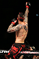 NOTTINGHAM, ENGLAND - SEPTEMBER 29:  Dan Hardy reacts after defeating Amir Sadollah during their welterweight fight at the UFC on Fuel TV event at Capital FM Arena on September 29, 2012 in Nottingham, England.  (Photo by Josh Hedges/Zuffa LLC/Zuffa LLC via Getty Images)